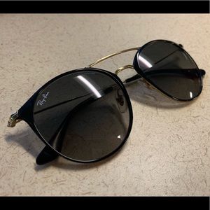 Ray-Ban RB 3546 49, Black/Gold Grey Gradient